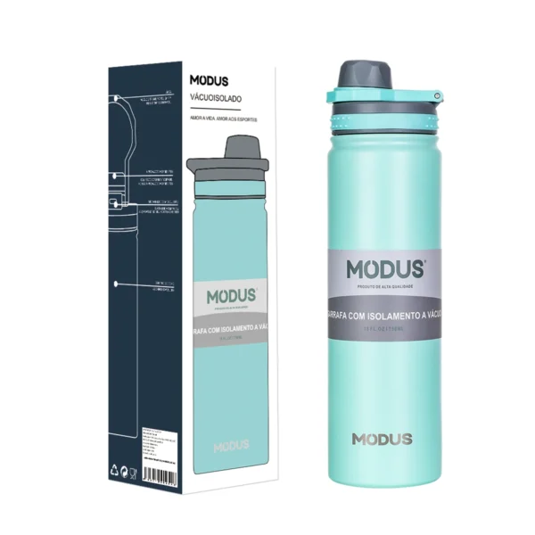 MODUS Garrafa Térmica com Canudo de Aço Inoxidável Copo Térmico para Carro Garrafa Térmica Copo de Água para Esportes ao Ar Livre 750ml - Image 7