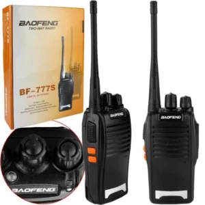 2 Rádios Comunicadores Walk Talk Professional Baofeng Bf-777s com Fone de Ouvido Ear-1