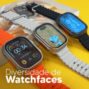 Smartwatch Gs9 Ultra - Série 9 Ultra 49mm + Pulseira de Silicone de Brinde